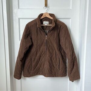 Cherokee Chocolate Brown Quilted Jacket